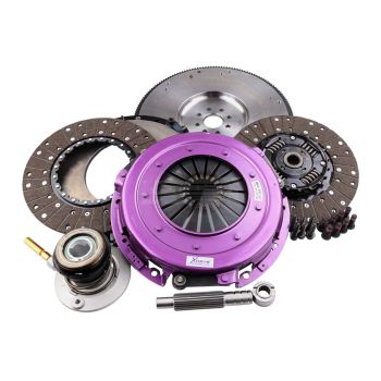 Xtreme Clutch KFD27632-2A Sprung Organic Twin Plate Clutch Kit suit Ford FG XR8 with Flywheel & CSC
