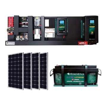 Enerdrive ADU Package with 600Ah Battery 720W Solar & eSYSTEM-I