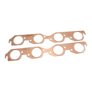 Aeroflow Round Port Copper Embossed Exhaust Gaskets fits Big Block Chev AF1854-1304