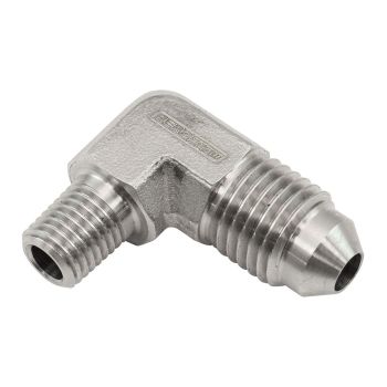 Aeroflow Stainless 90 DEG 1/16" NPT to -4AN AF381-02