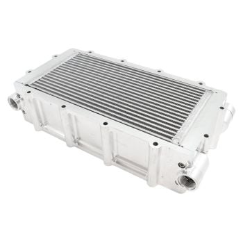 Aeroflow Water to Air Intercooler for Modular Intake Manifold 4-1/4" Tall Raw CNC Finish AF6088-0000