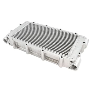 Aeroflow Water to Air Intercooler for Modular Intake Manifold 2-3/4" Tall Raw CNC Finish AF6088-0001