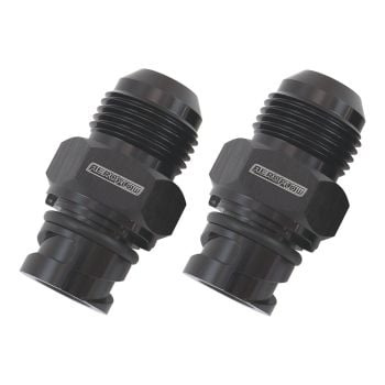 Aeroflow Screw In Cover Breather Adapter Black fits Ford Coyote AF708-10-09BLK