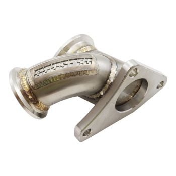 Aeroflow DIY Twist Mount V-Band Turbo Stainless Steel Adapter fits Boosted Subaru AF8405-1200