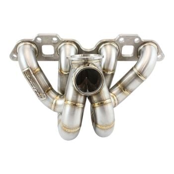Aeroflow V-Band High Mount Stainless Steel Turbo Manifold fits Boosted Nissan SR20 AF8405-7000