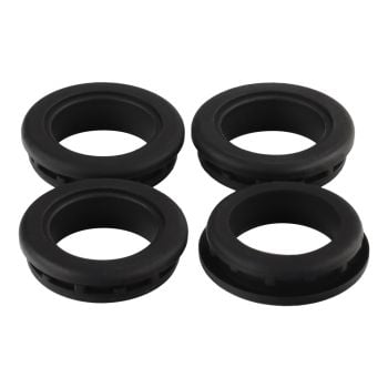 Aerpro APPSRR0 Black 0 Degree Rubber Parking Sensor Sleeves 4-Pack