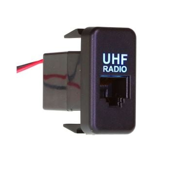 Aerpro ARJ45TO6 UHF Radio Microphone RJ45 Pass Through Connector to Suit Toyota