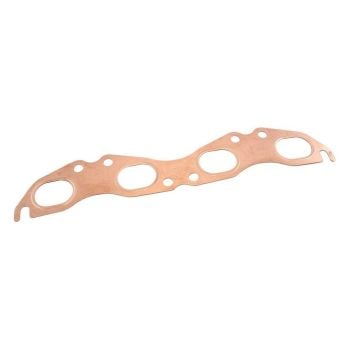 Aeroflow Copper Embossed Exhaust Gasket fits Nissan SR20 with 2.050" x 1.58" Port Size AF1854-2504