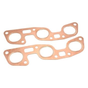 Aeroflow Copper Embossed Exhaust Gasket 2 Pieces fits Nissan RB26 with 1.665" x 1.420" Port Size AF1854-2804