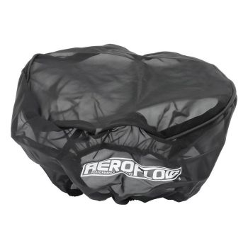Aeroflow 9" Large Air Filter AeroSkin Wrap Black fits 9" Round Air Filters Above 3" in Height to 5" in Height AF2000-0010