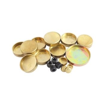 Aeroflow AF3000-1000 Ford Windsor fits Welsh Plug Kit Brass