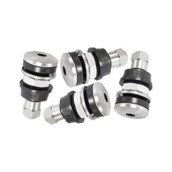 Aeroflow AF3060-0000 Bolt In Valve Stems Chrome Finish 4Pk Suits