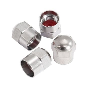 Aeroflow AF3060-0018 Replacement Valve Caps Chrome Finish Sold as a 4Pk