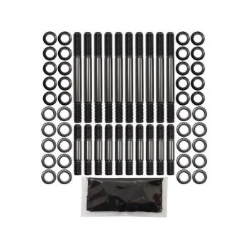 Aeroflow AF37-2017 Small Block Ford 351 Windsor 1/2in Head Stud Kit 12 Point Nuts