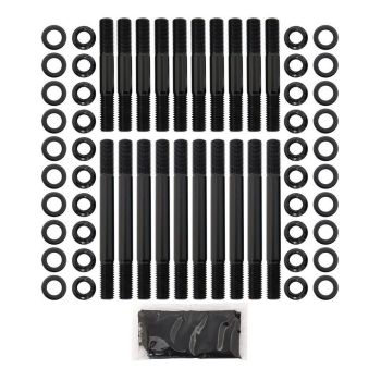 Aeroflow Big Block Ford FE 390-428 Head Stud Kit 12-Point Nuts fits OEM and Aftermarket Cylinder Heads 8740 Grade Material AF37-2019
