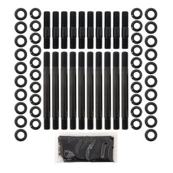 Aeroflow Holden V8 EFI Head Stud Kit fits 304 308 VN to VT 12-Point Head 8740 Grade Material AF37-2030