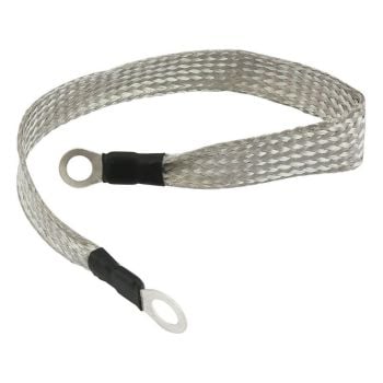 Aeroflow Ground/Earth Strap 400mm Long 5/16" and 3/8"Eyelet AF49-1094