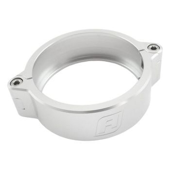 Aeroflow Replacement 4" Billet Intercooler Clamp Silver Finish Clamp and Two Bolts Included AF59-2640S