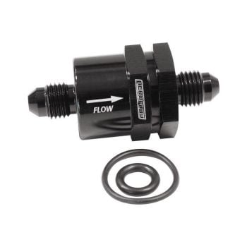 Aeroflow AF612-04BLK Inline Check Valve -4AN Black