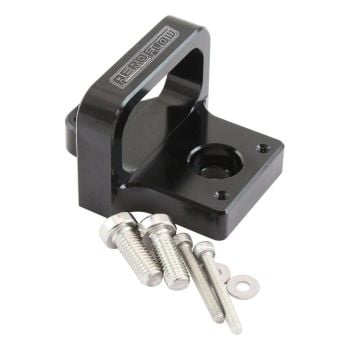 Aeroflow 3 Port Boost Solenoid Sensor Mounting Bracket Black Finish AF64-1036