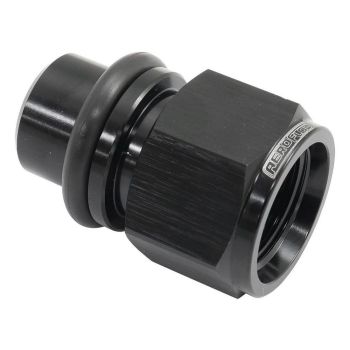 Aeroflow Ford Falcon BA BF FG Billet -8ORB Thermostat Housing Press in Adapter Black Finish AF64-4043BLK