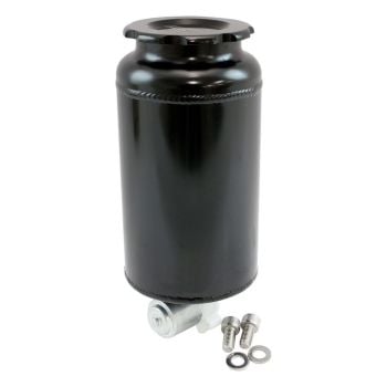 Aeroflow Fabricated Alloy Washer Tank with Motor & Low Profile Cap Black Universal Round Tank AF77-1047BLK