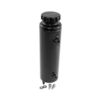 Aeroflow AF77-1115BLK Universal Large Fabricated Alloy Radiator Overflow Tank Black 1450ml