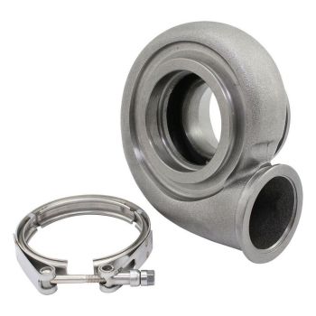 Aeroflow Boosted 1.21 A/R Dual V-Band Turbo Exhaust Housing fits Boosted 6862 & 6262 Turbochargers Cast Iron Material AF8050-1054