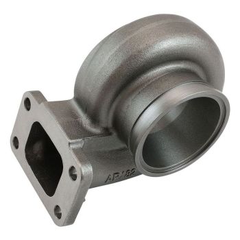 Aeroflow Boosted .82 A/R T3 Inlet & V-Band Outlet Turbo Exhaust Housing fits Boosted 6762 Turbochargers Cast Iron Material AF8050-1060
