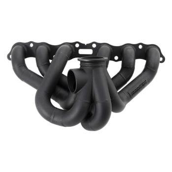 Aeroflow Toyota 2JZ-GE Non Turbo V-Band Flange High Mount Turbo Manifold fits Boosted 4849 up to Boosted 6862 in V-Band Flange with 50mm External Wastegate Flange AF8207-9000