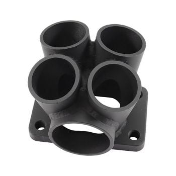 Aeroflow AF8340-2000 4-to-1 Round Turbo Merge Collector T3