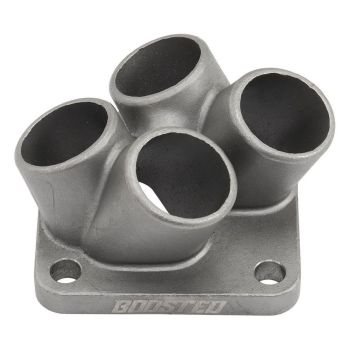 Aeroflow 4 into 1 Turbo Merge Collector Mitsubishi Evo 10 Factory OEM 4 Bolt Flange No Wastegate Hole Cast 304 AF8390-2001