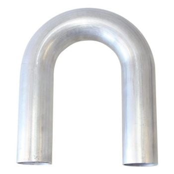 Aeroflow 180" Aluminium Mandrel Bend 1-1/2" 38mm Dia. 1/16" 1.63mm Wall. 5-1/2" 140mm Leg AF8606-150