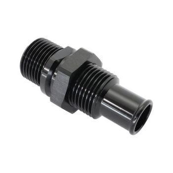 Aeroflow AF88-2012BLK no.10 Air Conditioning To 5/8in Barb Bulkhead Insert Black
