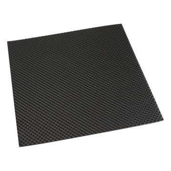 Aeroflow Aluminium Embossed Heat Shield Black Finish 12" x 12" 304.80mm x 304.80mm AF91-4580BLK