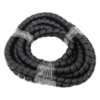 Aeroflow 20.8mm ID Spiral Wrap Black Cover 3.7 Meter fits -10AN 100/450 Series Hose and -8AN 500 Series Rubber Hose AF91-9858