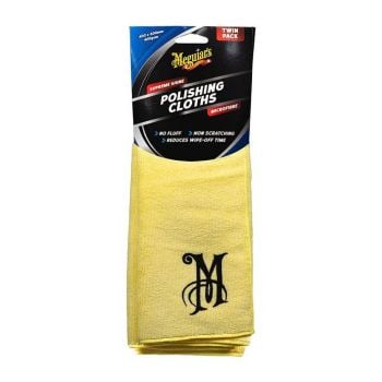 Meguiars Supreme Shine Polishing Cloth - Twin Pack AG1045