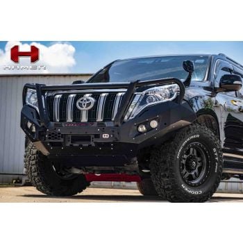 Hamer 4x4 King Series Plus Bull Bar fits Toyota Prado 150 Series 13-17 AM106PT-PD14