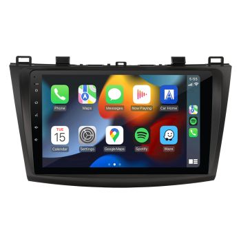Aerpro AMMZ4 9" Wireless Apple CarPlay Android Auto Head Unit fits Mazda 3 2009-2013 Non-Amplified