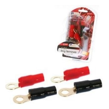 Aerpro AP4GRT Terminal Connecters Ring 4AWG Red/Black