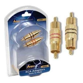 Aerpro AP605 RCA Adapter M/M Twin Pack