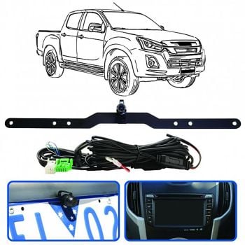 Aerpro APVIZ11C Vehicle Specific Reverse Camera Kit to suit Isuzu D-Max 2012-2020