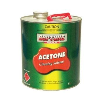 Septone Acetone Cleaning Solvent 4L ASA4
