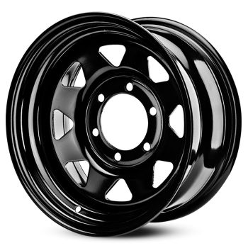 Wildland Off Roader 14x6.0 5x114.3 +12 Offset Black Wheel