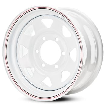 Wildland Off Roader 14x6.0 6x139.7 +12 Offset White Wheel