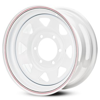Wildland Off Roader 16x7.0 5x150 0 Offset White Wheel