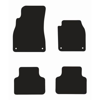 RubberTree Executive Rubber Car Floor Mats fits Audi Q8 2019-on AU060TPR
