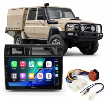 9 Inch CarPlay Android Auto Head Unit Kit fits Toyota Landcruiser 70 Series AB-AKTO29