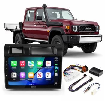 9 Inch CarPlay Android Auto Head Unit Kit fits Toyota Landcruiser 70 Series 2023-on AB-AKTO35