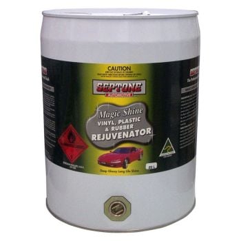 Septone Magic Shine Vinyl Plastic & Rubber Rejuvenr 20L AVMS20